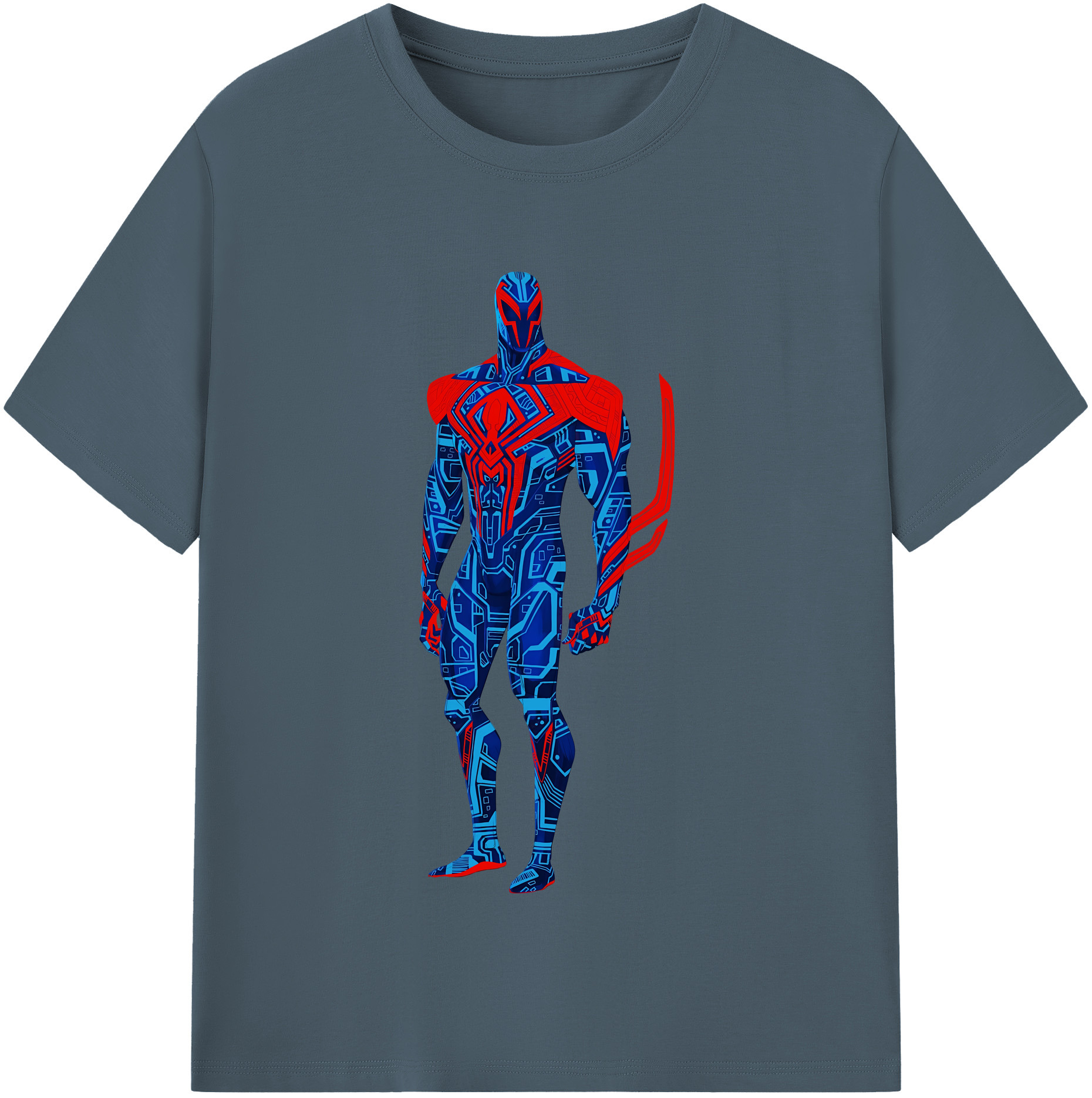 （画像用） Spider Man スパイダーマン 綿100％半袖Tシャツ（フロントプリント）
